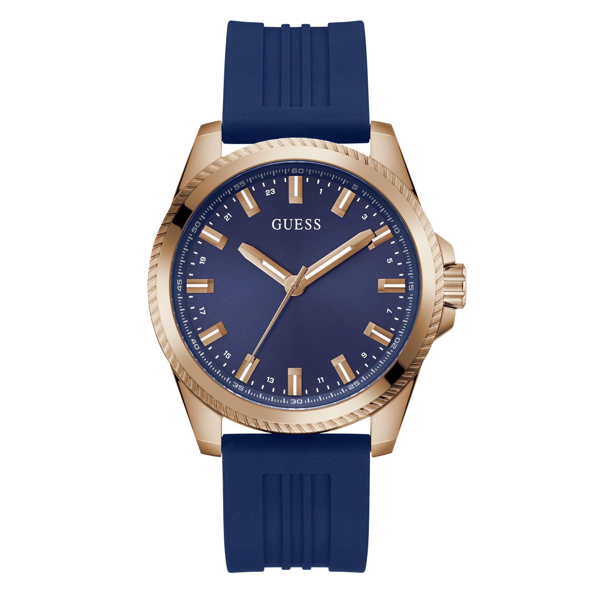 GUESS Men Blue Round Stainless Steel Dial Analog Watch- GW0639G3 (B0CDQTH69T) Amazon Price History, Amazon Price Tracker