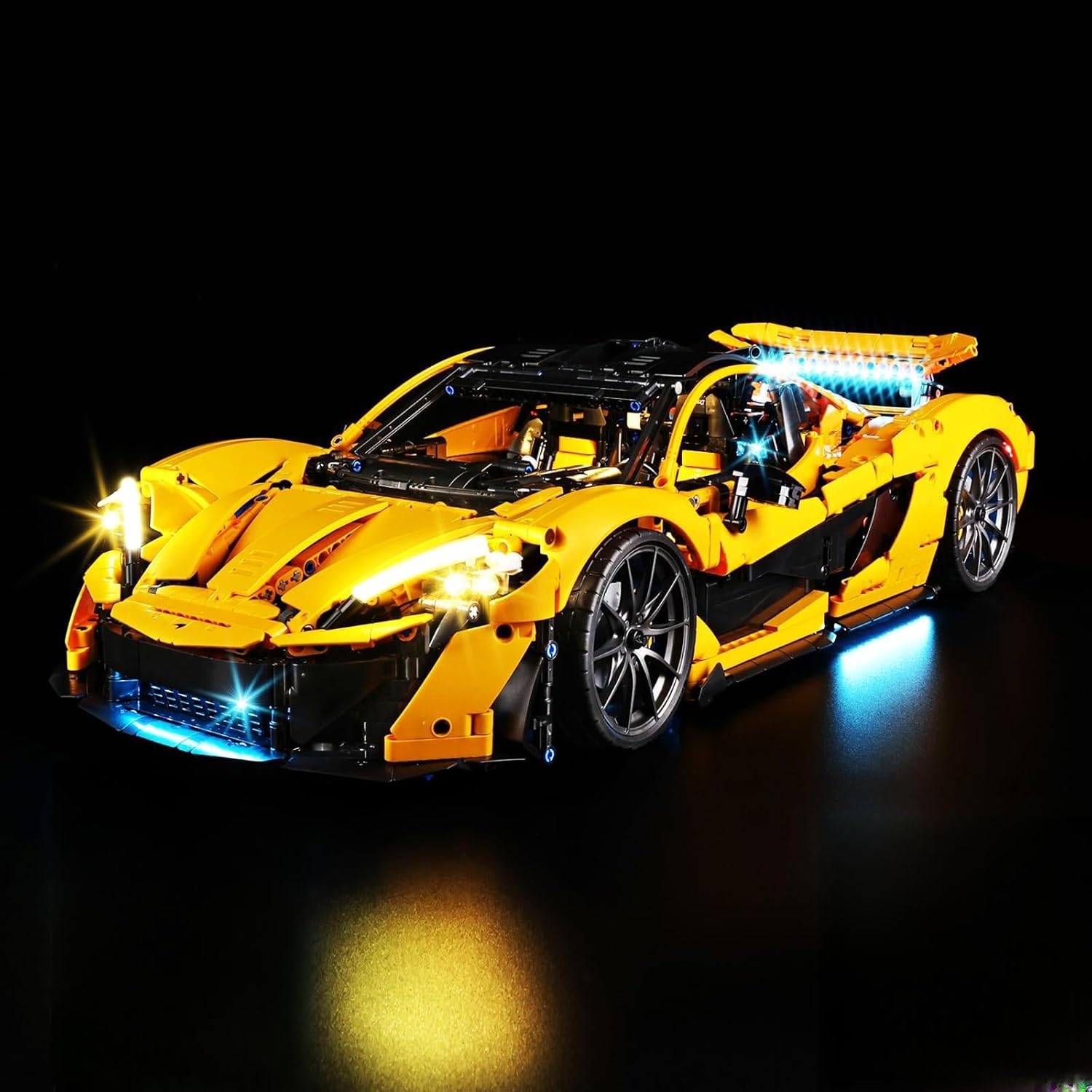 Kyglaring LED Light Kit Compatible with Lego Technic McLaren P1 42172 Building Blocks, Lights Only (Model Not Included), RC Version