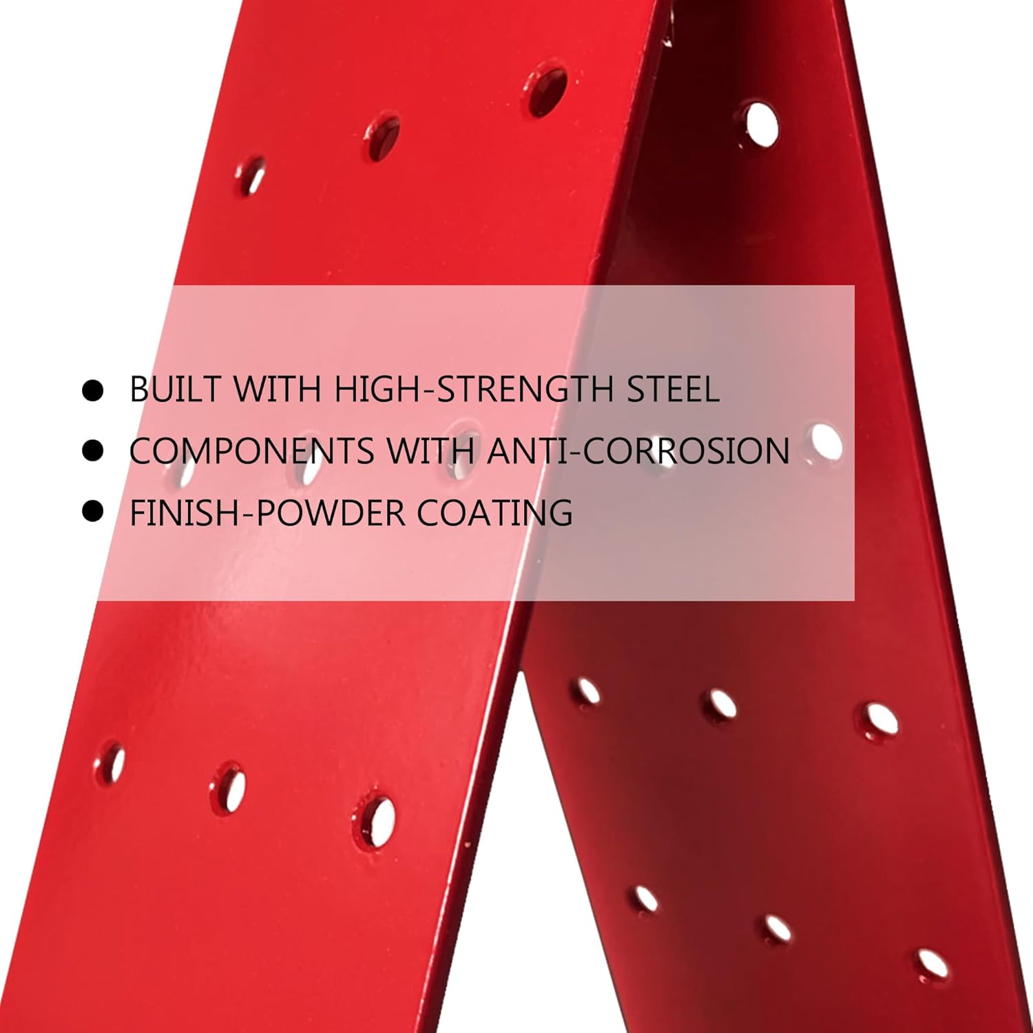 2 Pack Reusable Hinged Roof Anchor with D-Ring - Screw or Nail Down Metal Roof Bracket, Temporary Safety Roof Equipment for Fall Protection, Adjustable Connector, Easy to Install, Nails Included.
