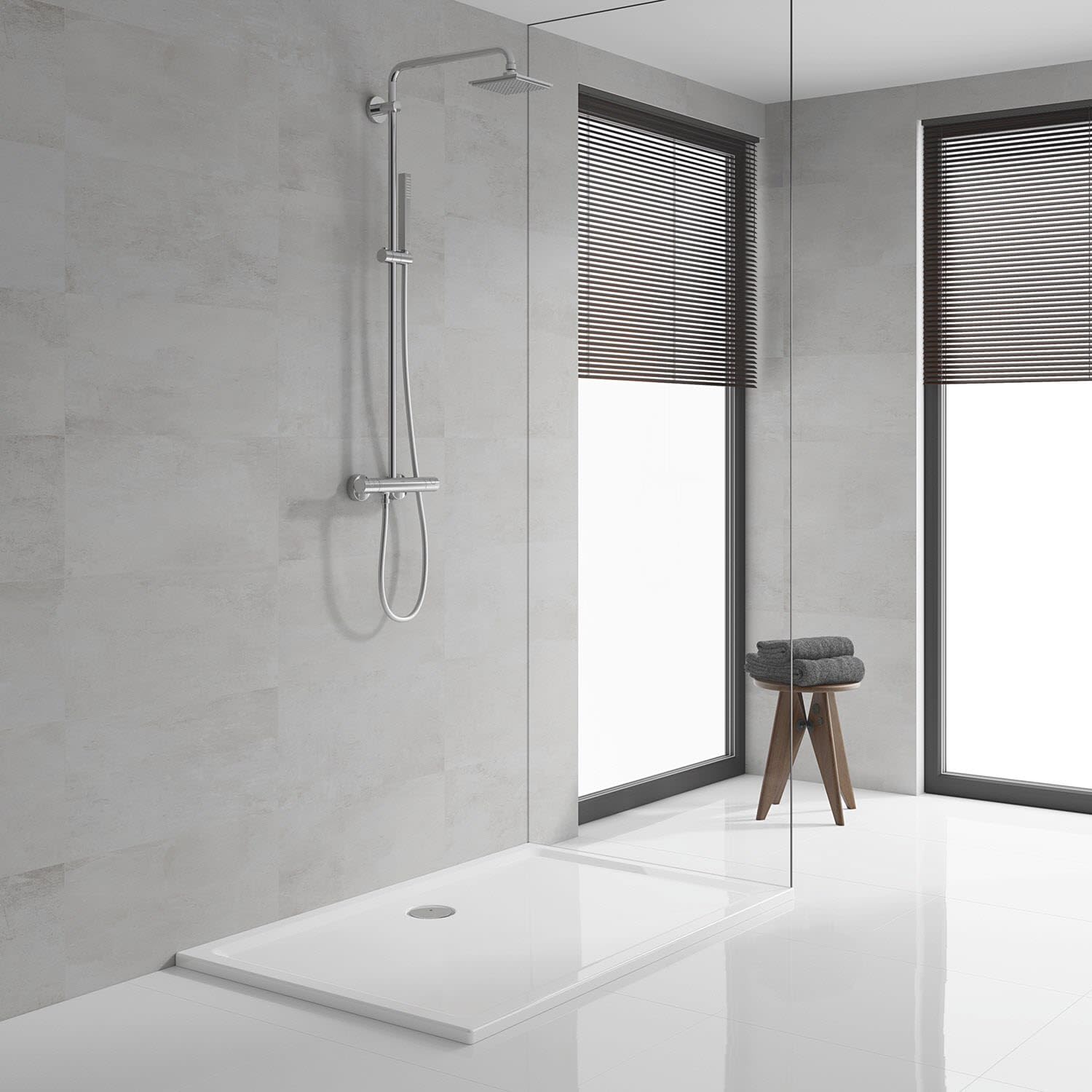 Grohe Colonne de Douche avec Mitigeur Thermostatique Euphoria System 150 27932000 (Import Allemagne)