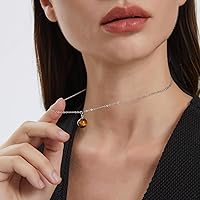 Vista 53 de Natural Jade Necklace for Women Sterling Silver Adjustable Handmade Green Jade Pendant Necklaces Healing Crystal Necklace Good Luck Gift for Her