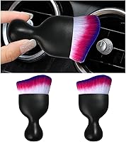 Vista 50 de Cepillo para polvo interior de coche Dickno, cepillos de detalle de auto suaves sin rayones, herramienta universal de limpieza interior de vehículo