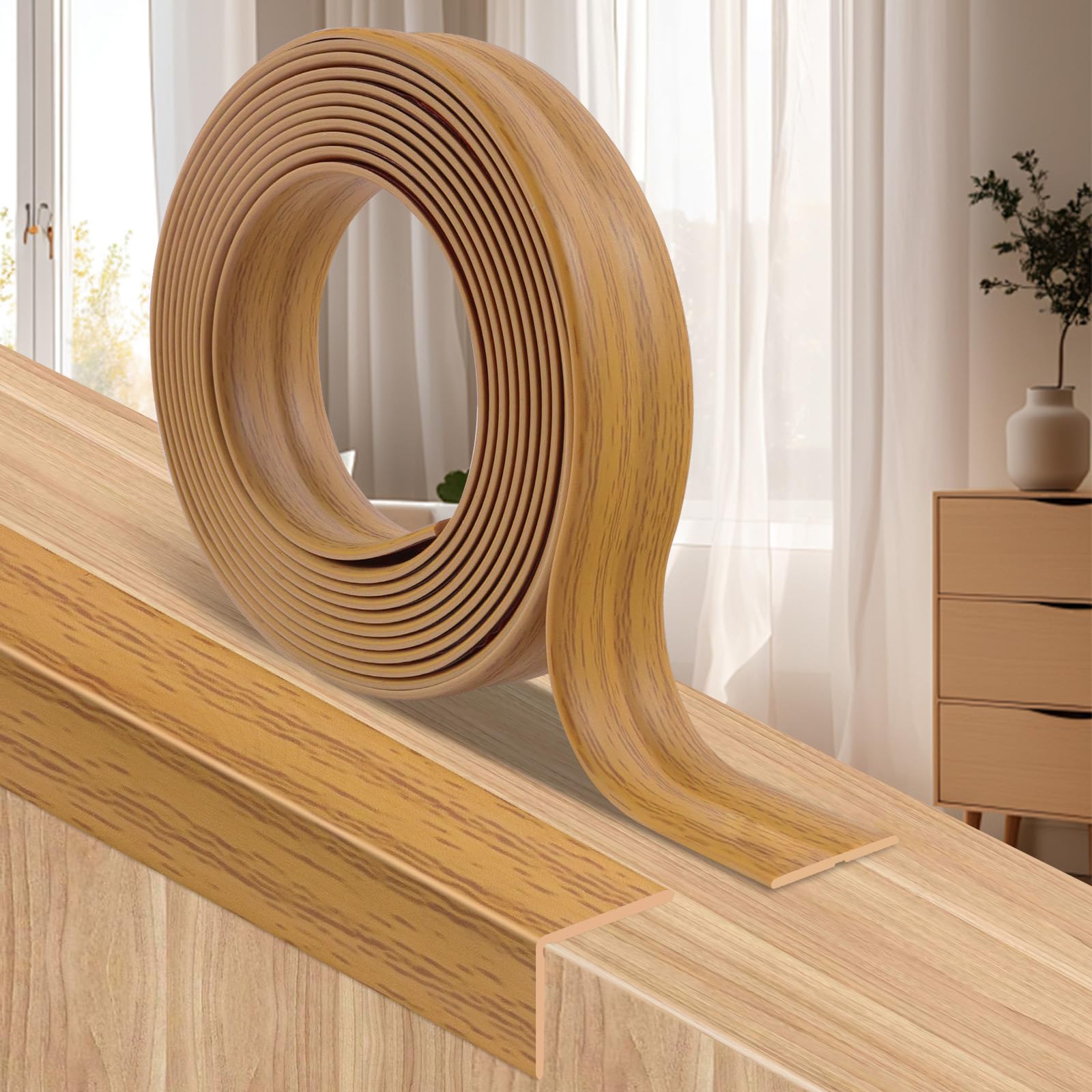 Moulding Trim 6m Self Adhesive Wall Corner Protectors Corner Trim is Suitable for Windows, Tables and Wall Corners to Protect and Decorate — image 1