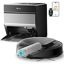 Lefant M5 Pro Robot Aspirapolvere Lavapavimenti con Rullo, Autopulizia Rullo, Sistema Anti-Groviglio, Stazione Automatica 120 Giorni, Aspirazione 18000 Pa, Controllo Vocale, Argento