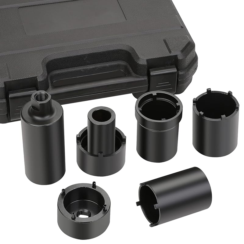 Kit de Soquetes para Porca do Eixo 4WD WYNNsky com Extrator de Cubo Dianteiro FWD, 6 peças