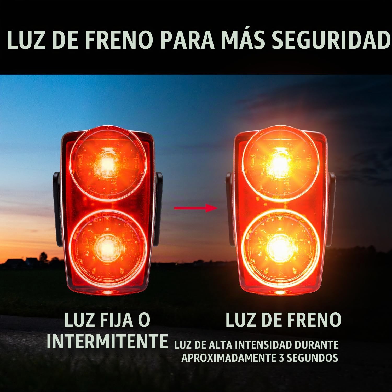 Sigma Buster 1600 / RL 150 Set | Luz LED Delantera y Trasera | 1600 Lumen y 150 Lumen | Luces Delantera y Trasera Recargables con Seis Modos de luz