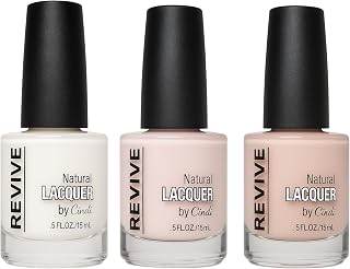 Sheer Bliss Nail Polish Set – 3-Pack Sheer Neutrals in Au Naturel, Ballet Shoes, and My Mani – 7-Free, Non-Toxic, Long-Lasting All Natural Natural Finish