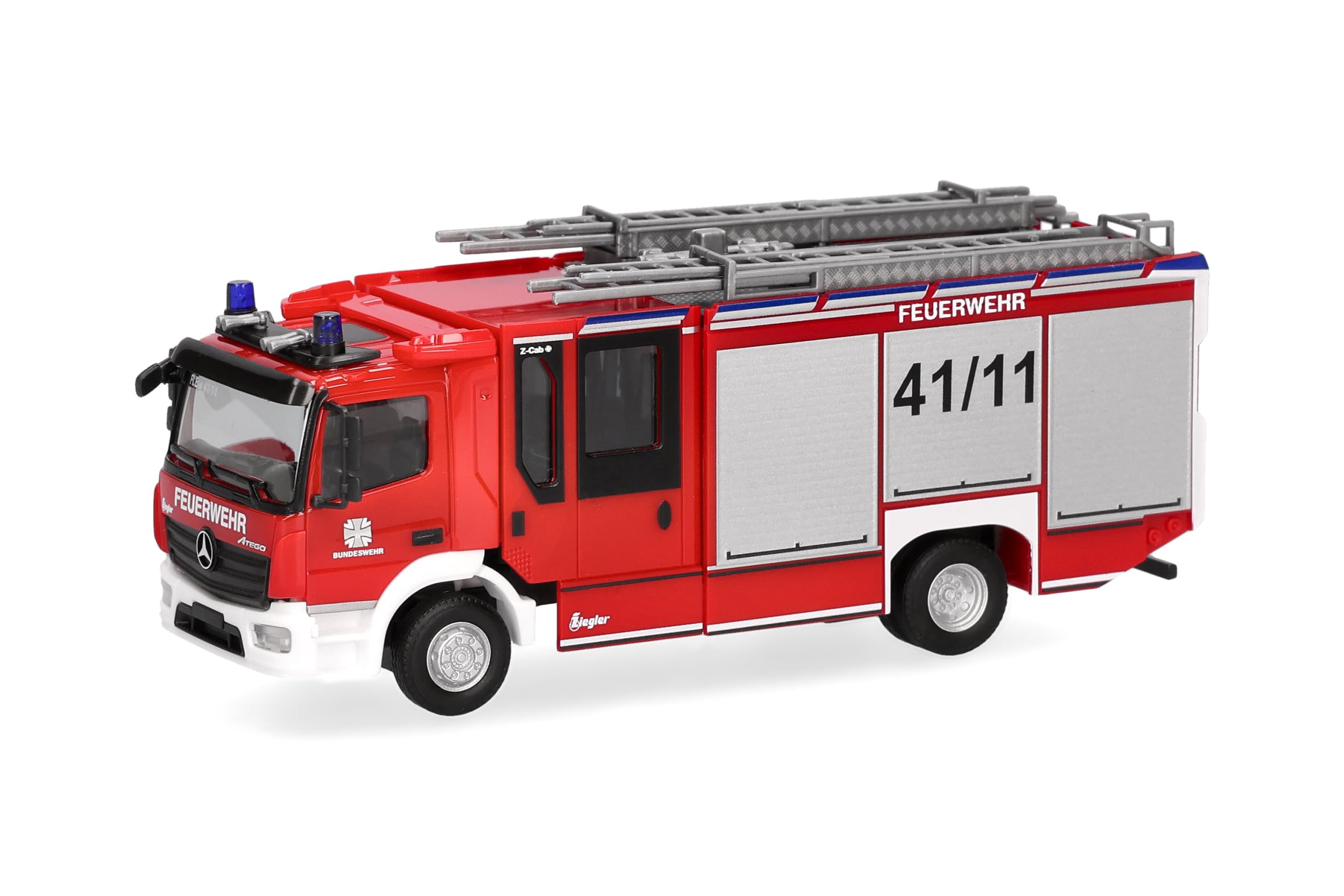 Herpa Modellino Camion Mercedes-Benz Atego 13 Z-Cab, scala 1:87