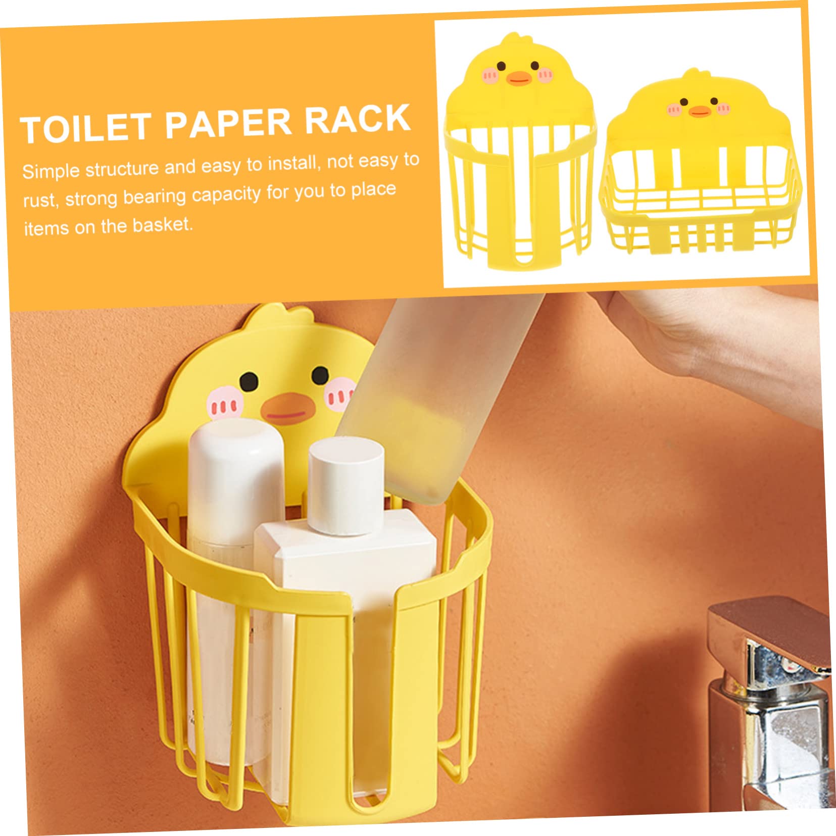 2 Series Soporte para Toallas De Papel Divertido Soporte De Papel Higiénico Montado En La Pared Soporte De Pared De Papel Higiénico Almacenamiento De Papel Higiénico Abs 2 Piezas*2