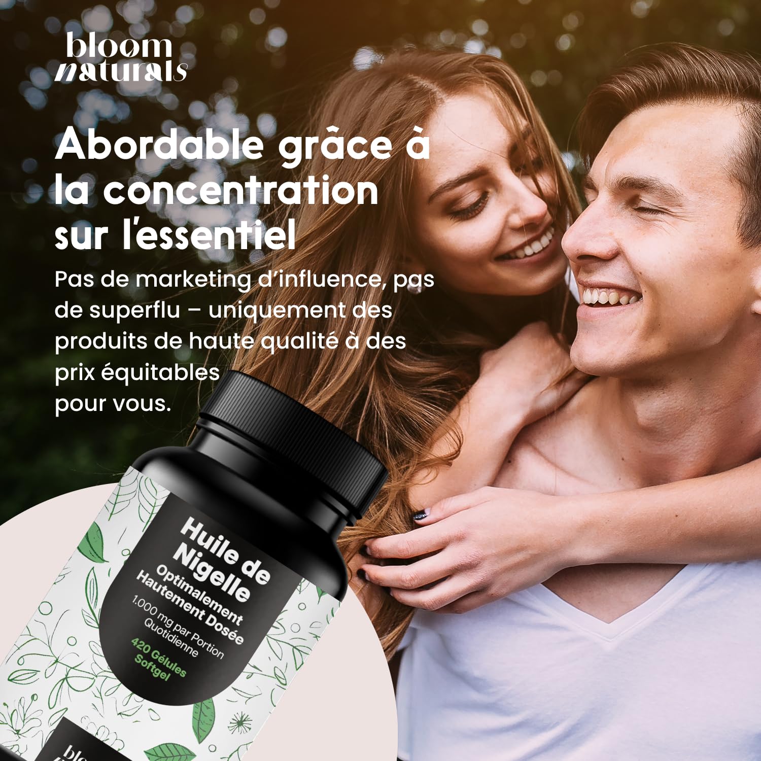 Huile de Nigelle Gelules – Capsules d’Huile de Cumin Noir – 420 Gélules Softgel 1 000 mg avec Vitamine E – Fabriqué en Allemagne