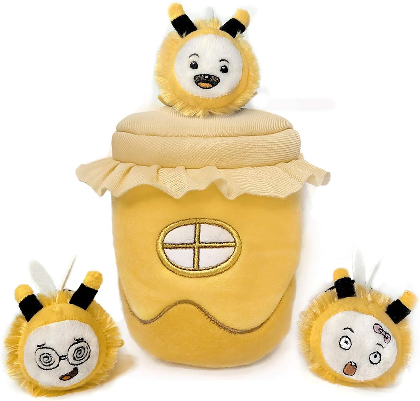 squeaky bee dog toy