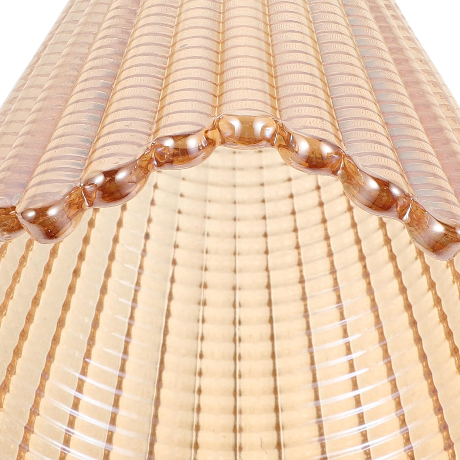 Toyvian Paralume Conico in Vetro Marrone per Lampada a Sospensione, Paralume di Ricambio Piccolo 15,7x13,5 Cm, Copertura per Lampade da Soffitto Rustica e Vintage, Adatto per Applique