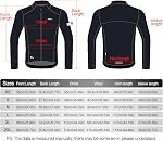 INBIKE Cycling Jackets for Men Women, Thermal Bike Jacket Windproof Breathable Reflective Softshell Windbreaker with Pockets