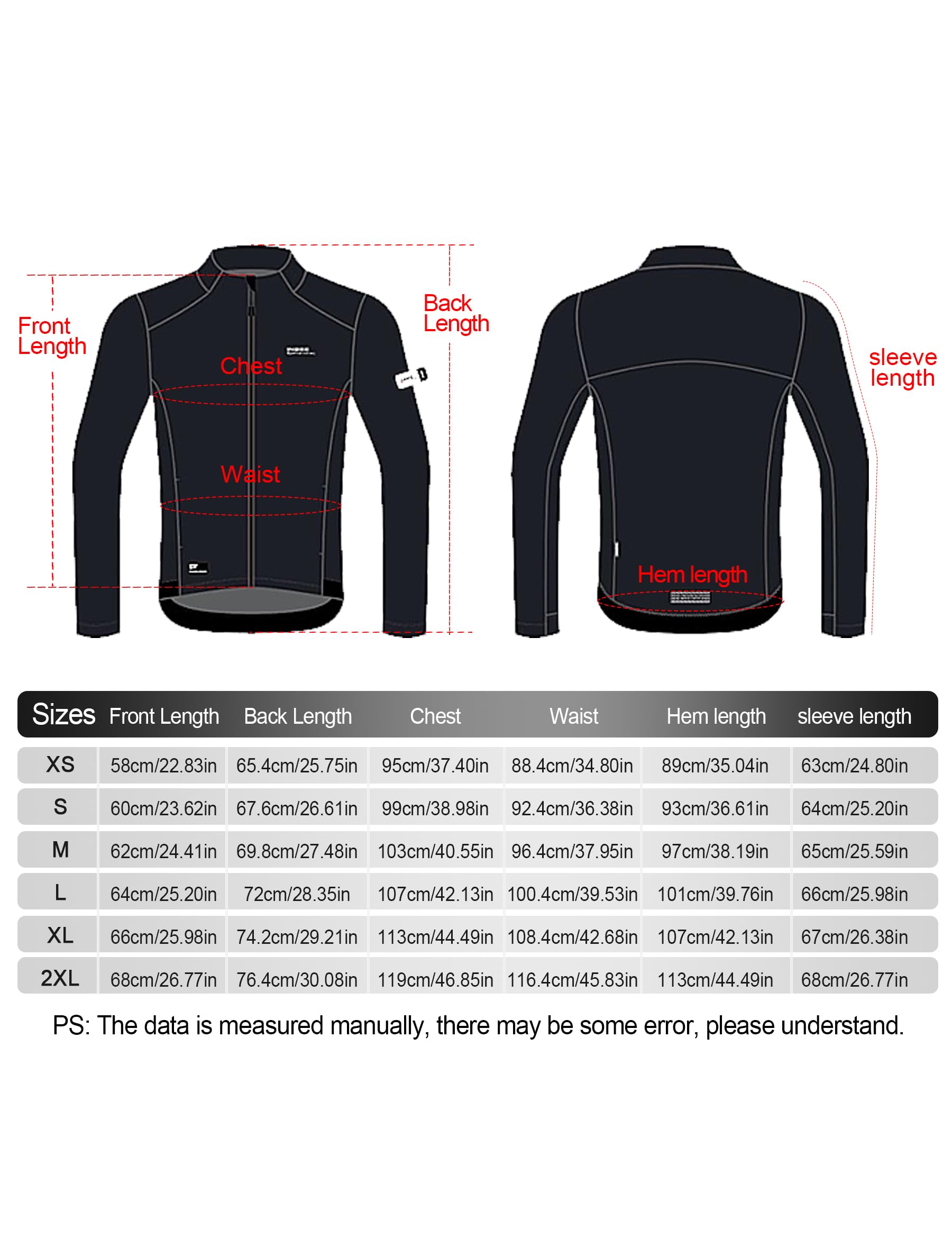INBIKE Vestes Cyclisme Homme Hiver Veste VTT Thermique Coupe-Vent Maillot de vélo Haute Élasticité Softshell Vêtements d'hiver Manteaux de Sport LS023