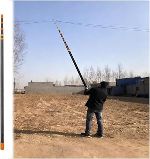 Extra-Long 78.7-354.3in Retractable Imitation Safe Take-up Pole, Adjustable Electric Lifting Rod for Home Improvement and DIY Projects