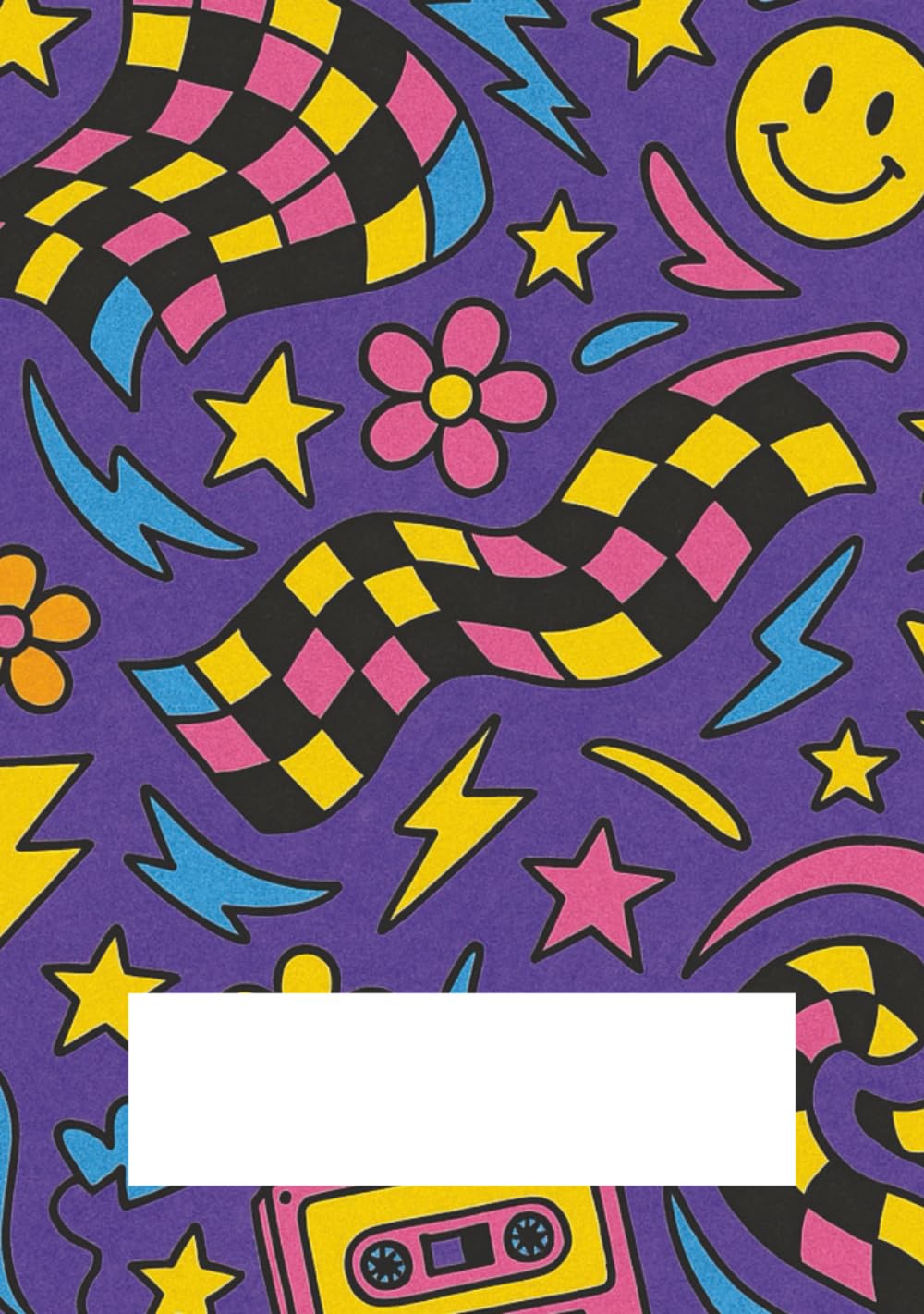 Retro Remix - Turn up the creativity with bold checkerboards, stars, and retro cassette flair: 200-Page Y2K Checkerboard & Cassette-Themed ... with Stars & Retro Motifs for School & Notes