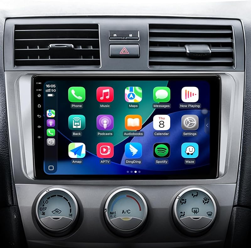 64GB Car Radio Stereo for Toyota Camry 2006-2011, Pluy and Play 9" Touch Screen Android 13 Head Unit with Carplay/Android Auto/1080P Backup Camera/FM&AM Radio