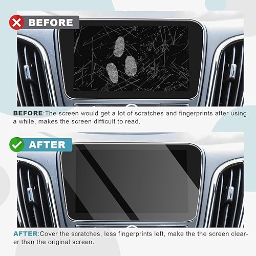 Miniatura 2 de CDEFG Protector para Chevy Equinox Premier LT RS 2018-2022 2023 2016-2024 2025 Chevy Malibu 8 pulgadas, protector de pantalla táctil de navegación,