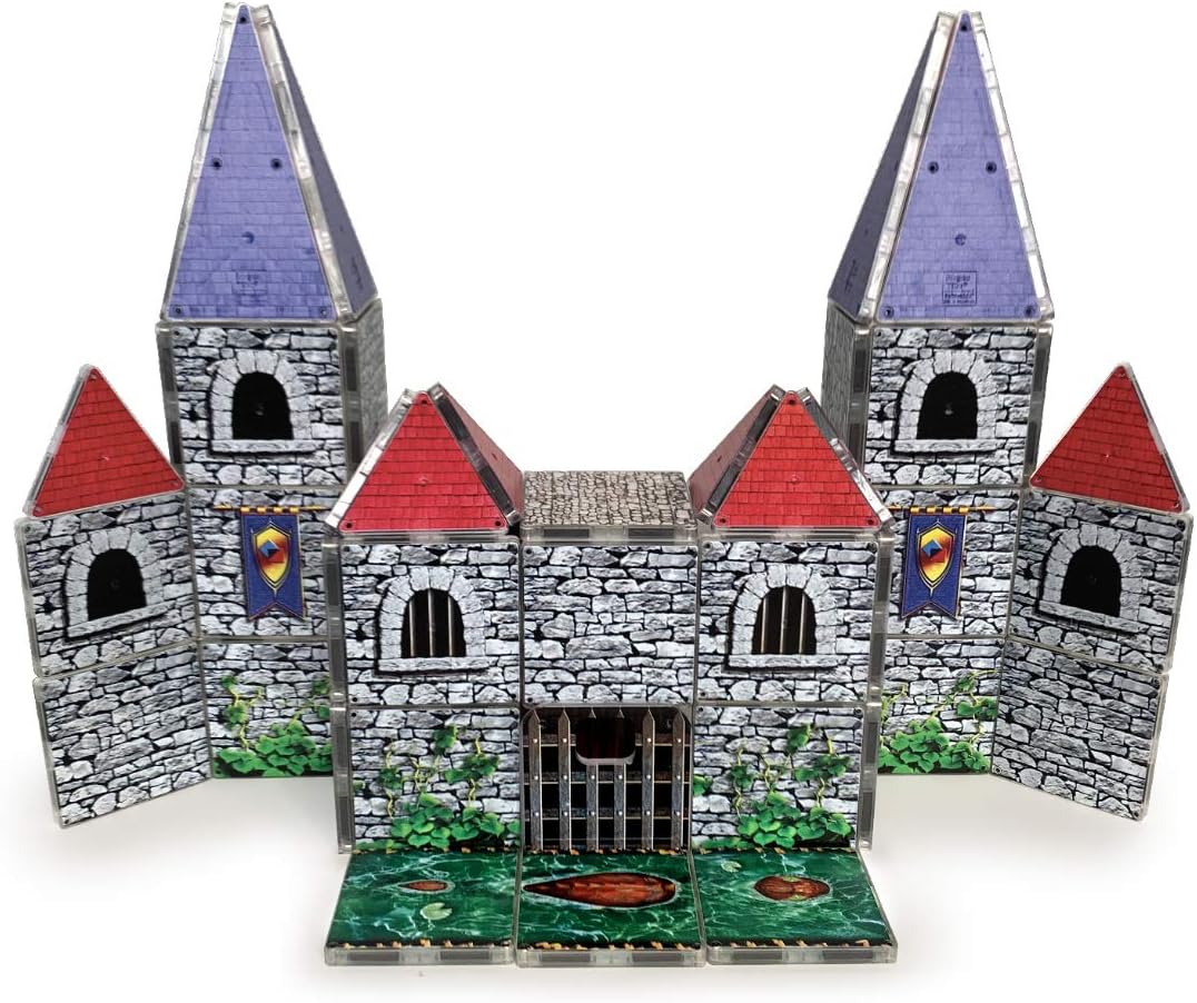 Product Deal Royal Castle Award Winning Magna-Tile Educational Structure Toy Set. Shapes, Building and stem Approved Fun. Ages 3 +