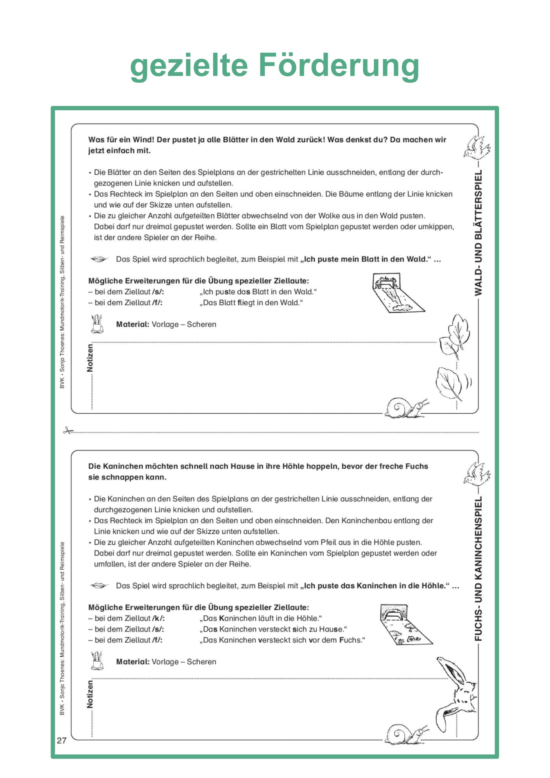 Mundmotorik-Training, Silben- und Reimspiele. Materialsammlung. Puste- und Ansaugübungen, Lippen- und Zungengeschichte, Silben- und Reimspiele | geeignet für Kita, Schule und Logopädie (ab 3 Jahren)