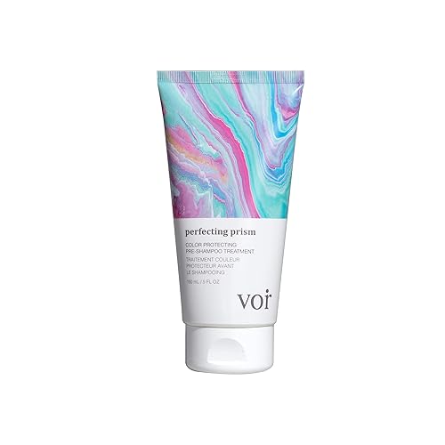 Voir Haircar - Tratamiento prechampú que protege la vibración y el brillo prismático fortalece el cabello de daños y extiende el color del cabello