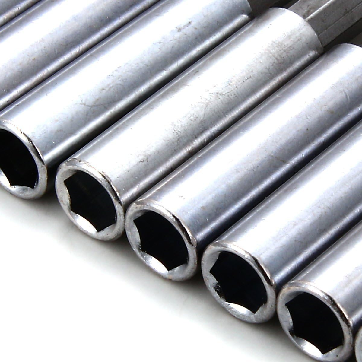 Rocaris 10 Pack Magnetic Extension Socket Drill Bit Holder 1/4" Hex Power Tools