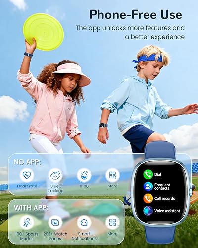Miniatura 2 de Reloj inteligente para niños y niñas, regalo no necesita aplicación, reloj con monitor de sueño de frecuencia cardíaca, podómetro, reproductor de