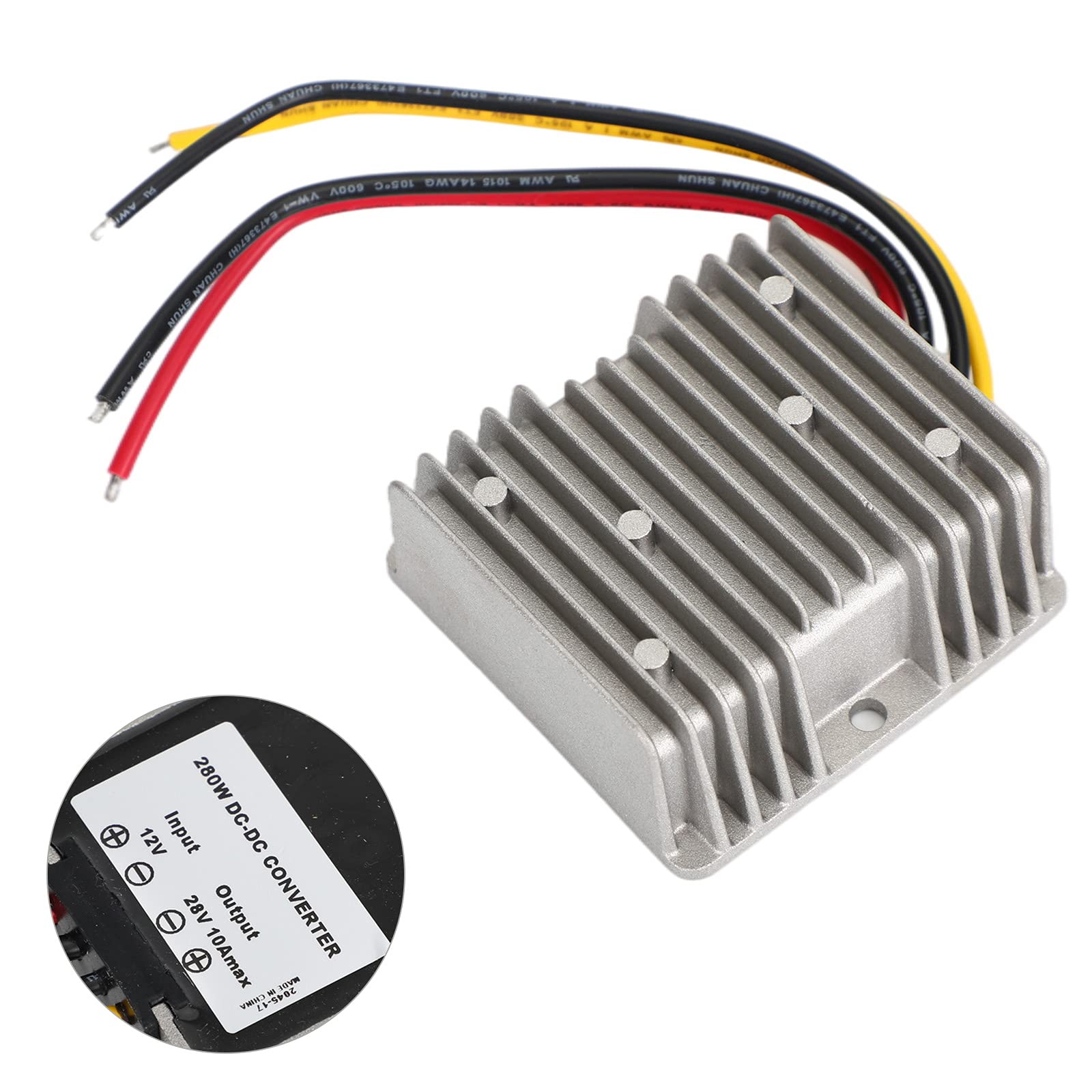 MAD HORNETS 12V To 28V 280W DC Step Up Converter - Waterproof Power Supply Regulator For Car & DIY - View #4
