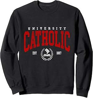 Catholic – Vintage Retro College Town Sweatshirt