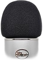 Vista 1 de Parabrisas de espuma para micrófono Blue Yeti – Cubierta de filtro Pop hecha de material de esponja de calidad que filtra la grabación no deseada