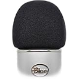 Foam Windscreen for Blue Yeti Microphone - Pop Filter Cover made from Quality Sponge Material that Filters Unwanted Recording and Background Noises - Black Color
