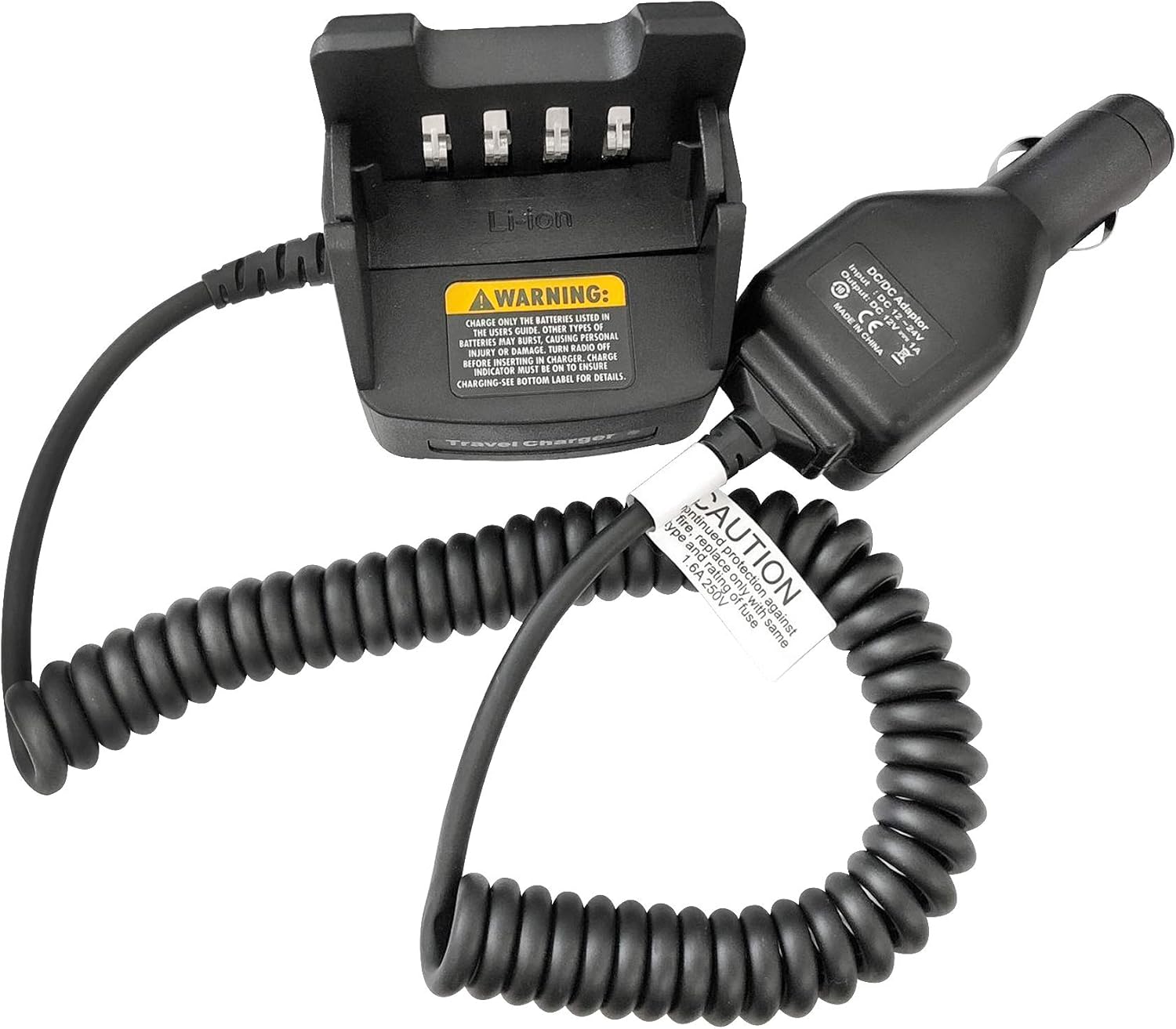 Amasu KVC-19 Vehicle Travel Charger Compatible with TK2312 TK2360 TK2400 TK2402 TK2200 TK3200 TK2300 TK3300 TK3312 TK3360 TK3400 TK3402 NX240 NX340 THK20 THK40 TKD340 TKD240