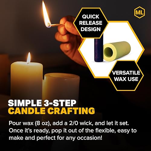 Miniatura 3 de Mann Lake Molde de vela "cono de emergencia