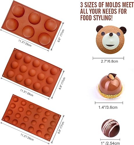 Miniatura 52 de Walfos Molde de silicona para letras y números de chocolate, molde antiadherente para chocolate, hecho de silicona de grado alimenticio, sin BPA, 2