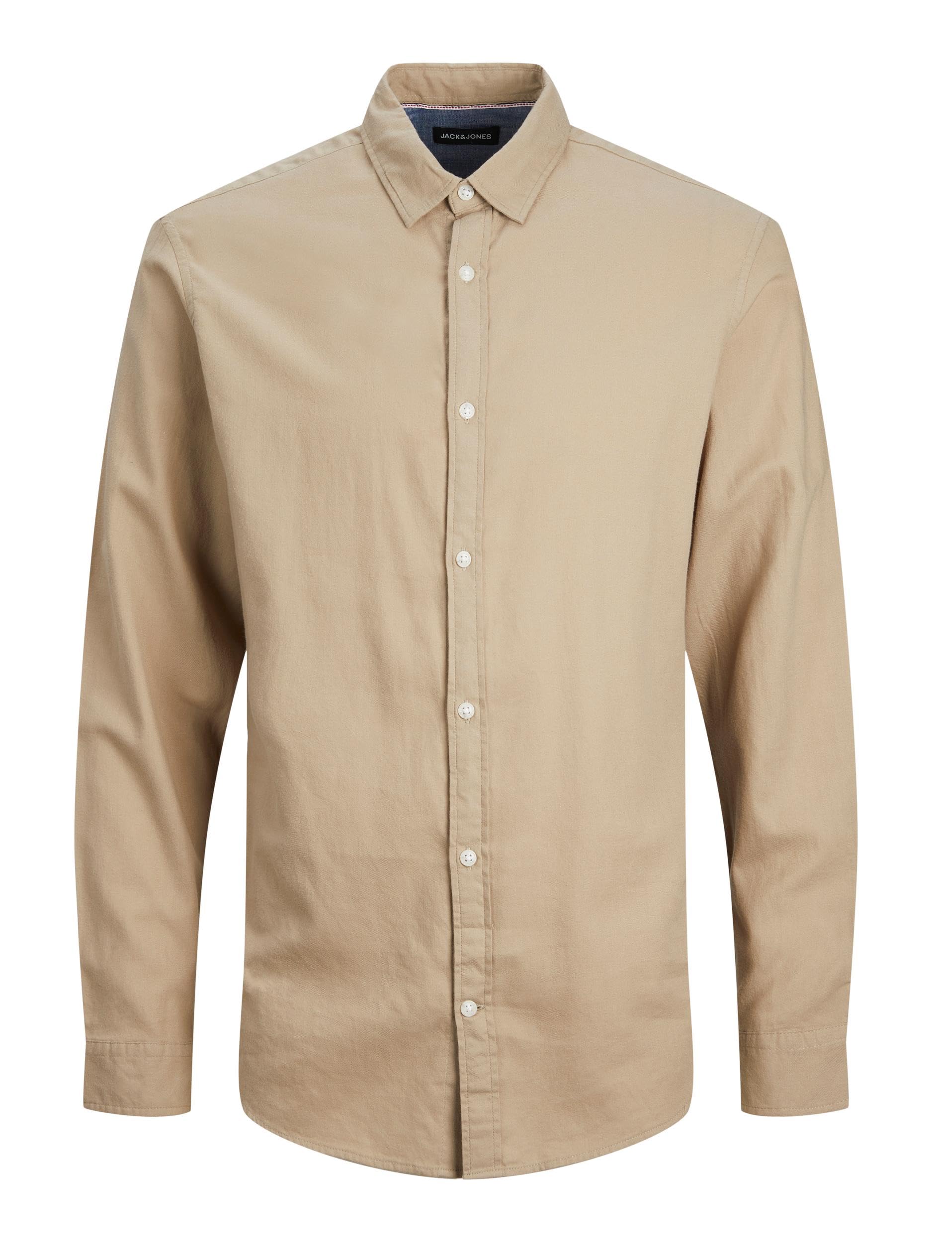 Jack & Jones Men's Gingham Chequered Shirt, XS