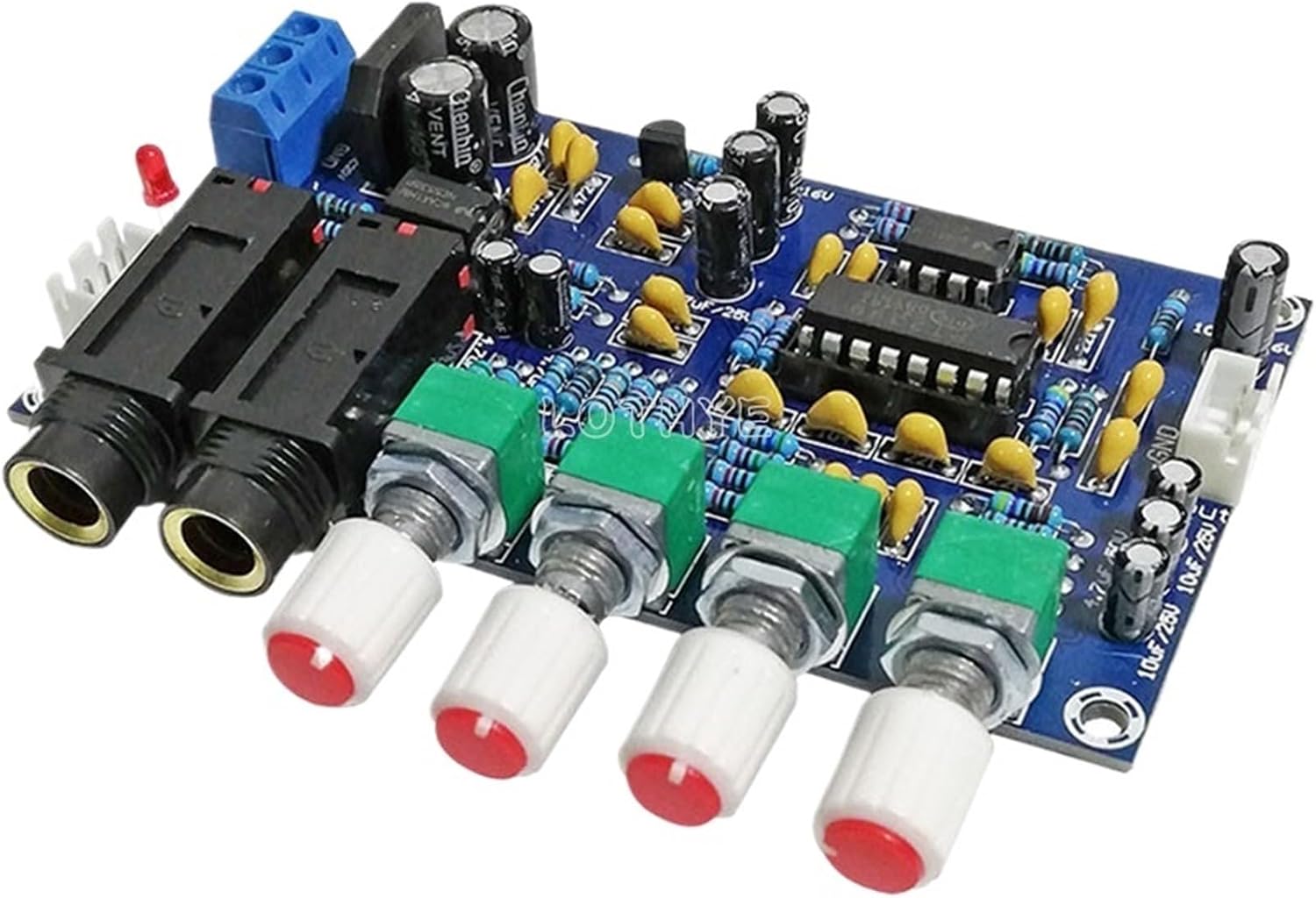 1pc Dual Power CD2399 Microphone Amplifier Digital Reverb Board KTV Karaoke Delay AC12V