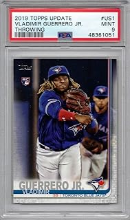 2019 Topps Update Baseball #US1 Vladimir Guerrero Jr. Rookie Card Graded PSA 9 Mint