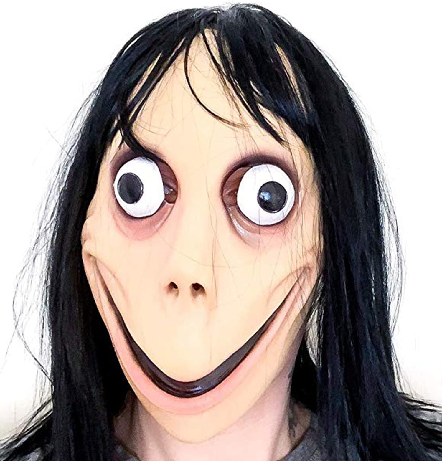 Miminuo Horror Mask Scary Latex Full Head Mask Halloween Cosplay Party Costume Props