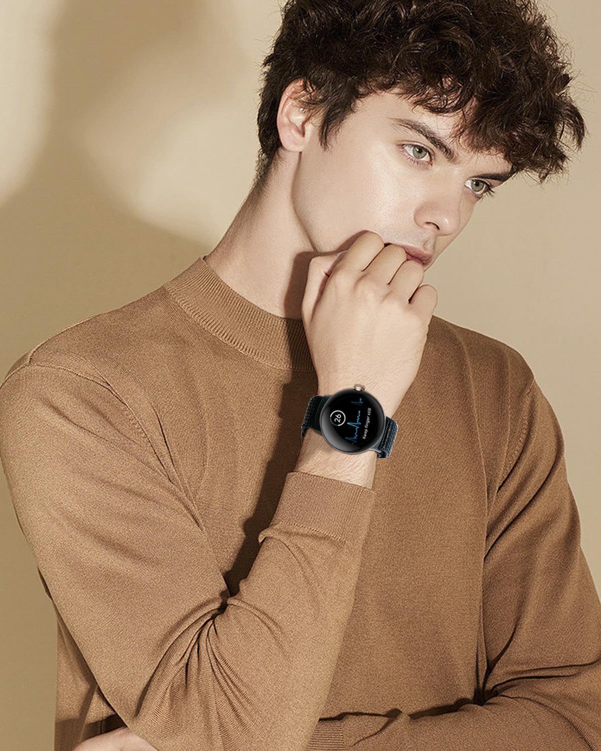 SimpleThings Nylonowy pasek do zegarka Google Pixel Watch 2/1/3, 41 mm, regulowany, oddychający, miękki, lekki pasek sportowy do zegarka Google Watch dla mężczyzn i kobiet