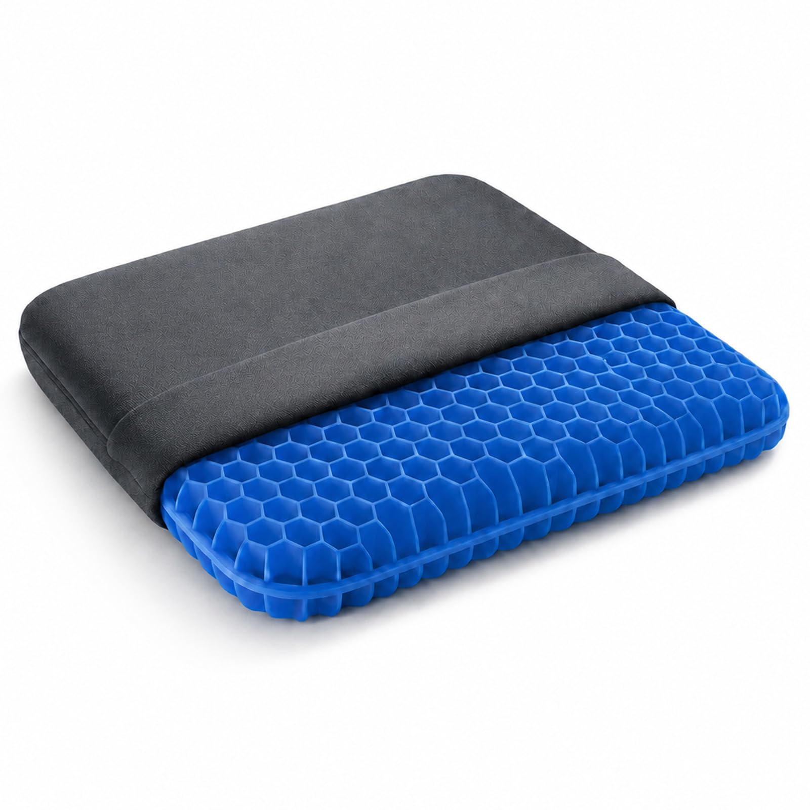 NovaGel Gel Sitzkissen mit Anti-Rutsch-Bezug (45 x 45 x 3,5 cm)