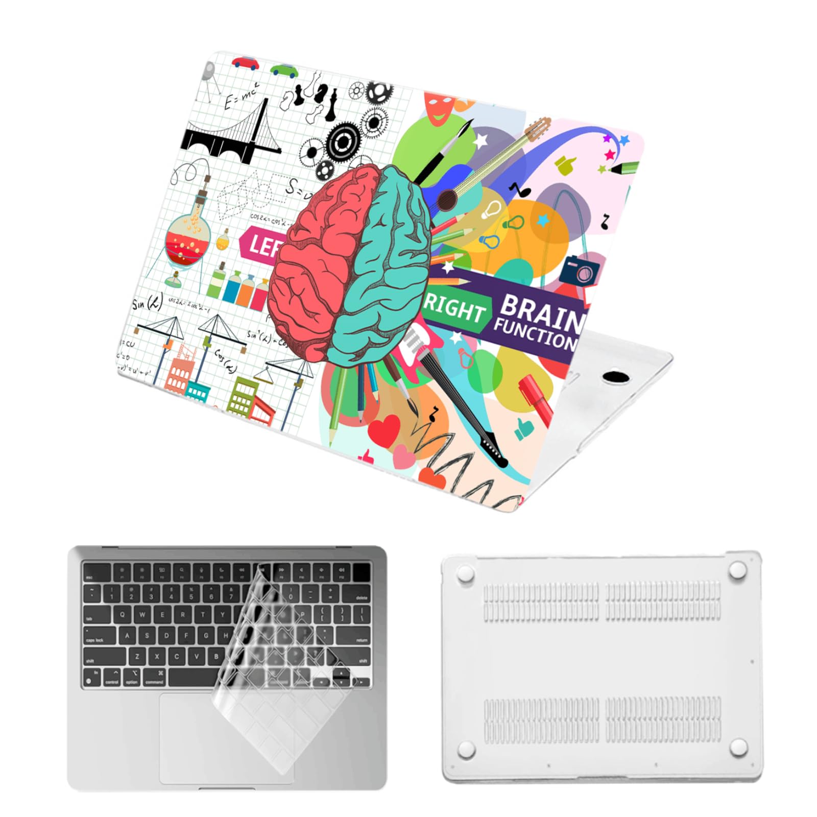 Carcasa MacBook Pro 13 Pulgadas A2159 A1989 Rígida Antirrayaduras con Tapa 8