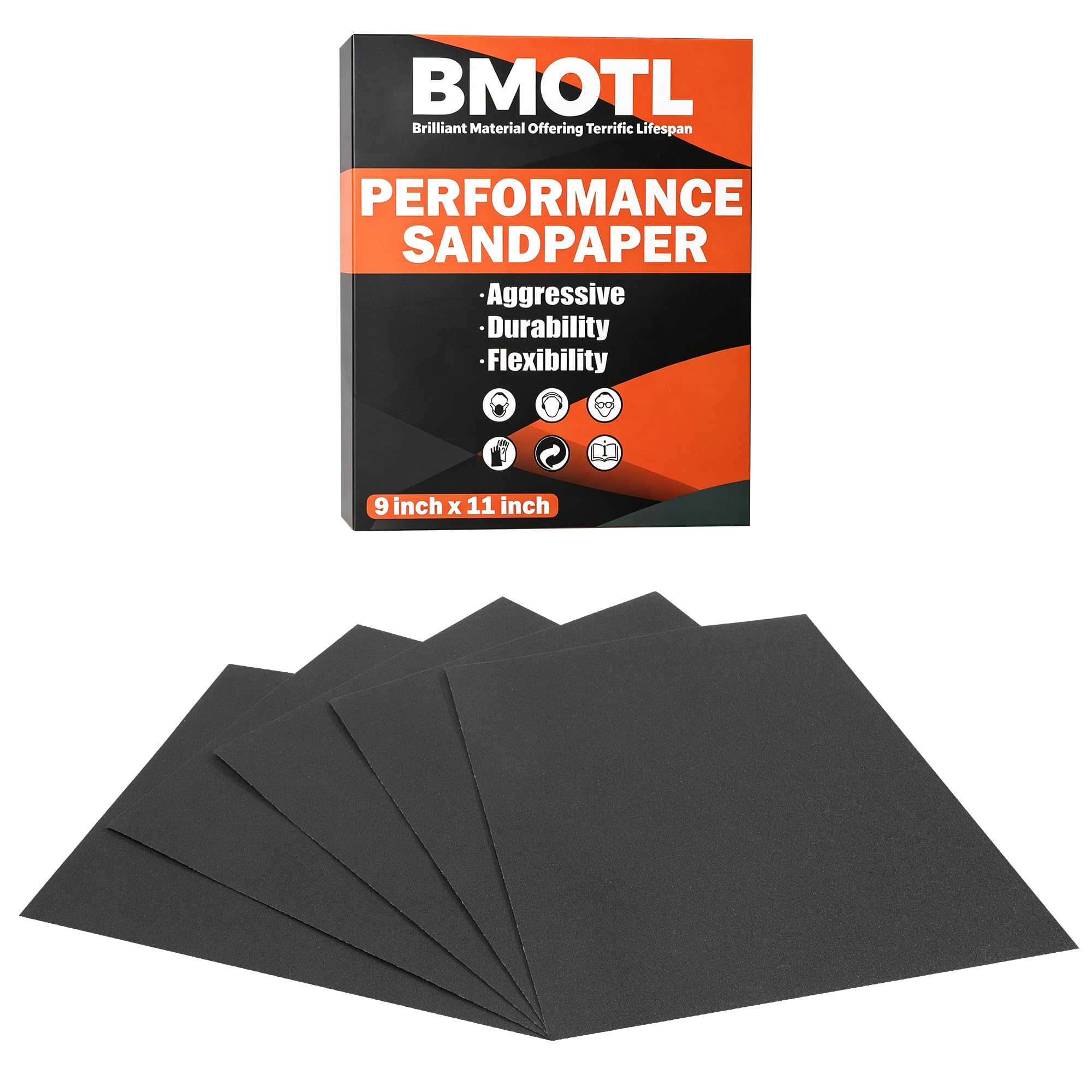 Sandpaper Sheets Assortment - 42 Pcs, 120-5000 Grit -22 Sandpaper Sheets Assortment - 42 Pcs, 120-5000 Grit -22