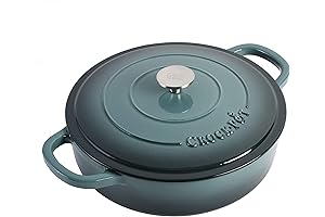 Crock-Pot Crock Pot Artisan Enameled Cast Iron Braiser W/Lid, 5 Quart