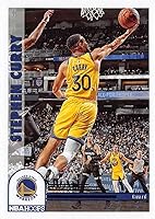 Vista 1 de Stephen Curry 2022 2023 Hoops Basketball Series Mint Tribute Subset Card #294 Picturing Him in His Yellow Golden State Warriors Jersey