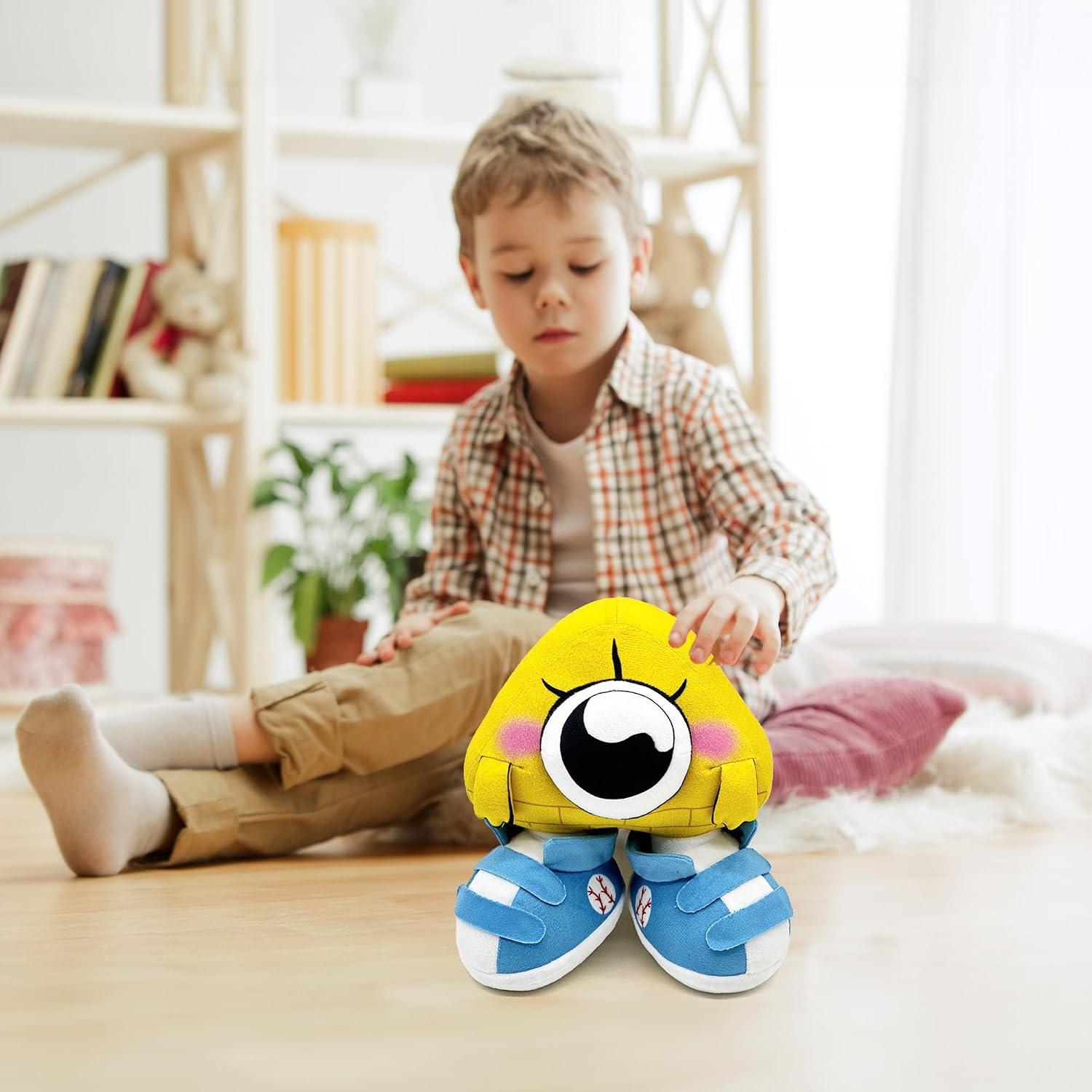 Baby Bill Cipher Plush Toy – Cute Gravity Falls Plushies, Soft Stuffed Animal Doll Pillow, Gift Merch for Kids, Boys, Girls, and Game Fans for Kids Boys Girls Cute Halloween Plush Toy