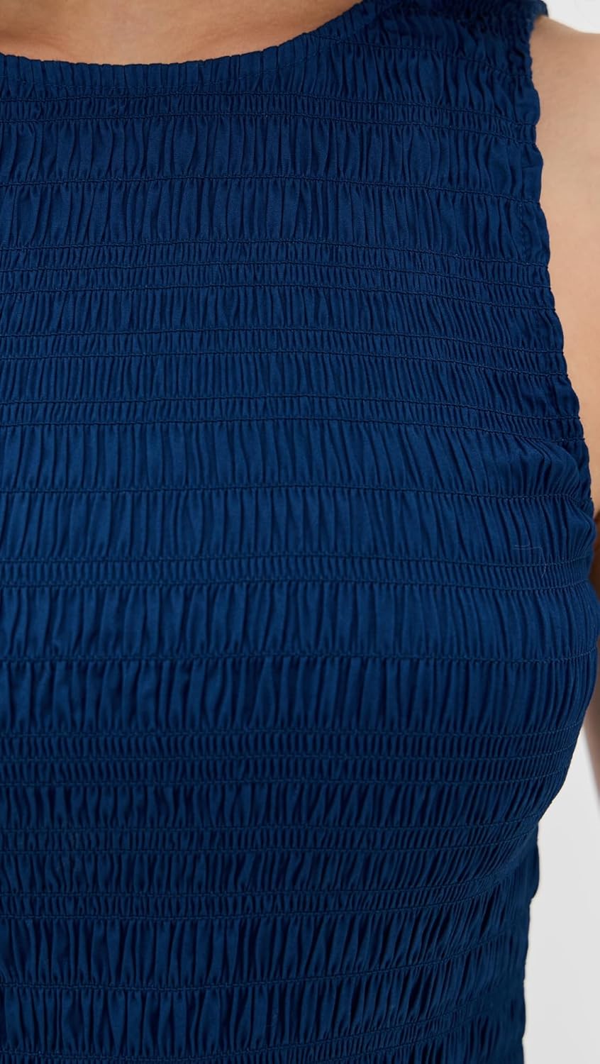 Madewell Women's The Melody Scoop Back Smocked Midi Dress - Image 6