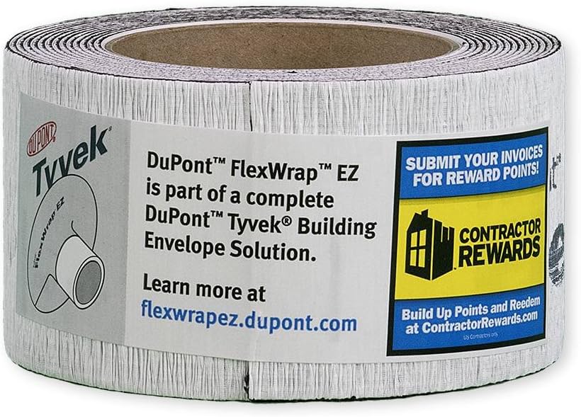 DuPont FlexWrap EZ 2 3/4" x 15' Flexible Adhesive Flashing Tape
