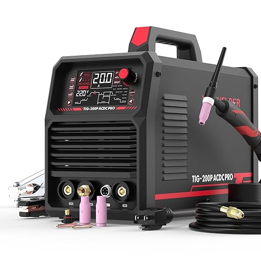 YESWELDER 145A ARC MMA Stick Welder with Lift TIG Torch, Digital Display 110/220V Dual Voltage IGBT Inverter Welder Built-in Hot Start ARC force, Stick MMA/Lift TIG 2 in 1 Portable Welding Machine