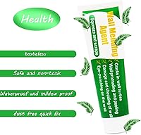 Vista 2 de Kit de reparación de paneles de yeso, kit de parches de reparación de pared, parche para paneles de yeso (2 pulgadas + 4 pulgadas)* 1, agente