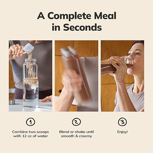 Miniatura 7 de Ka'Chava Mezcla de batido nutricional todo en uno, fresa, 15 porciones, más de 85 superalimentos y nutrientes, bebida de proteína en polvo a base de